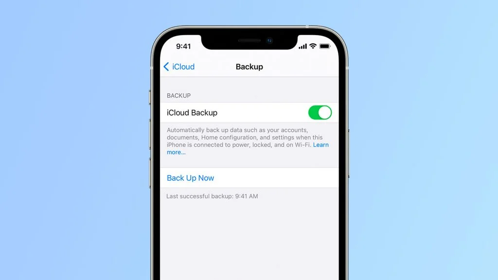 iCloud Backup iPhone