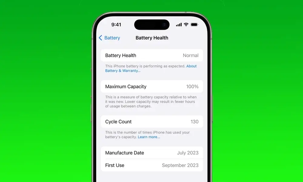 iPhone Battery Health